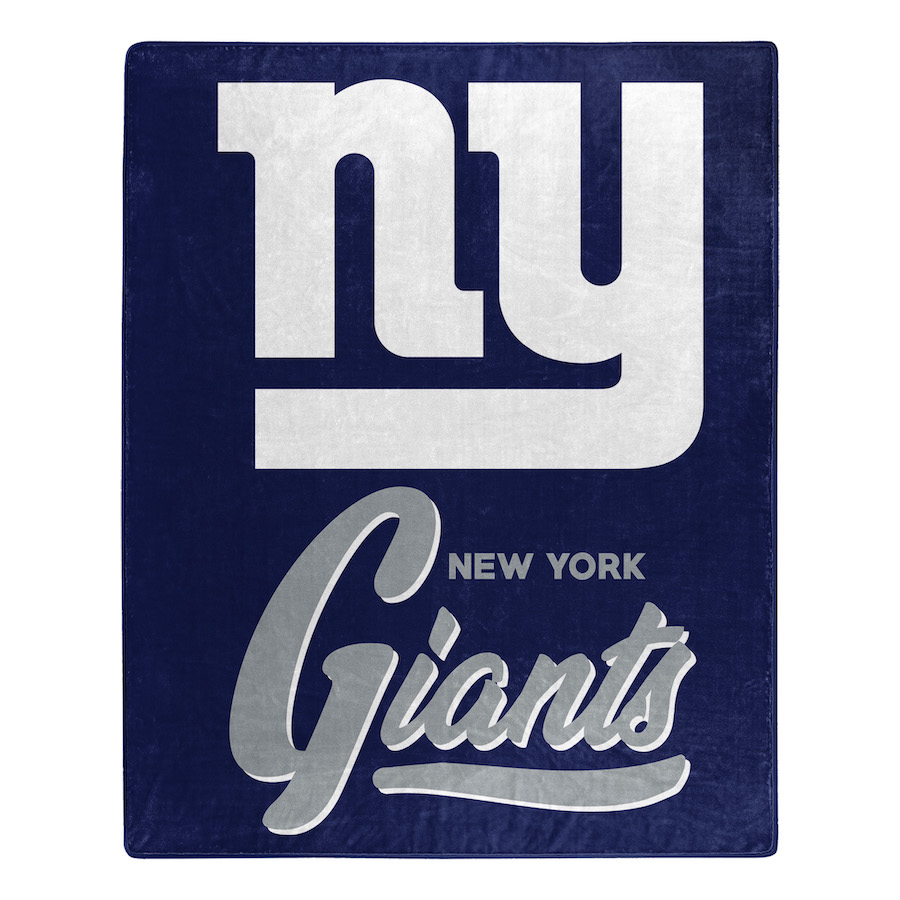 New York Giants NY Throw Blanket 48 x 60 Afghan Throw ...