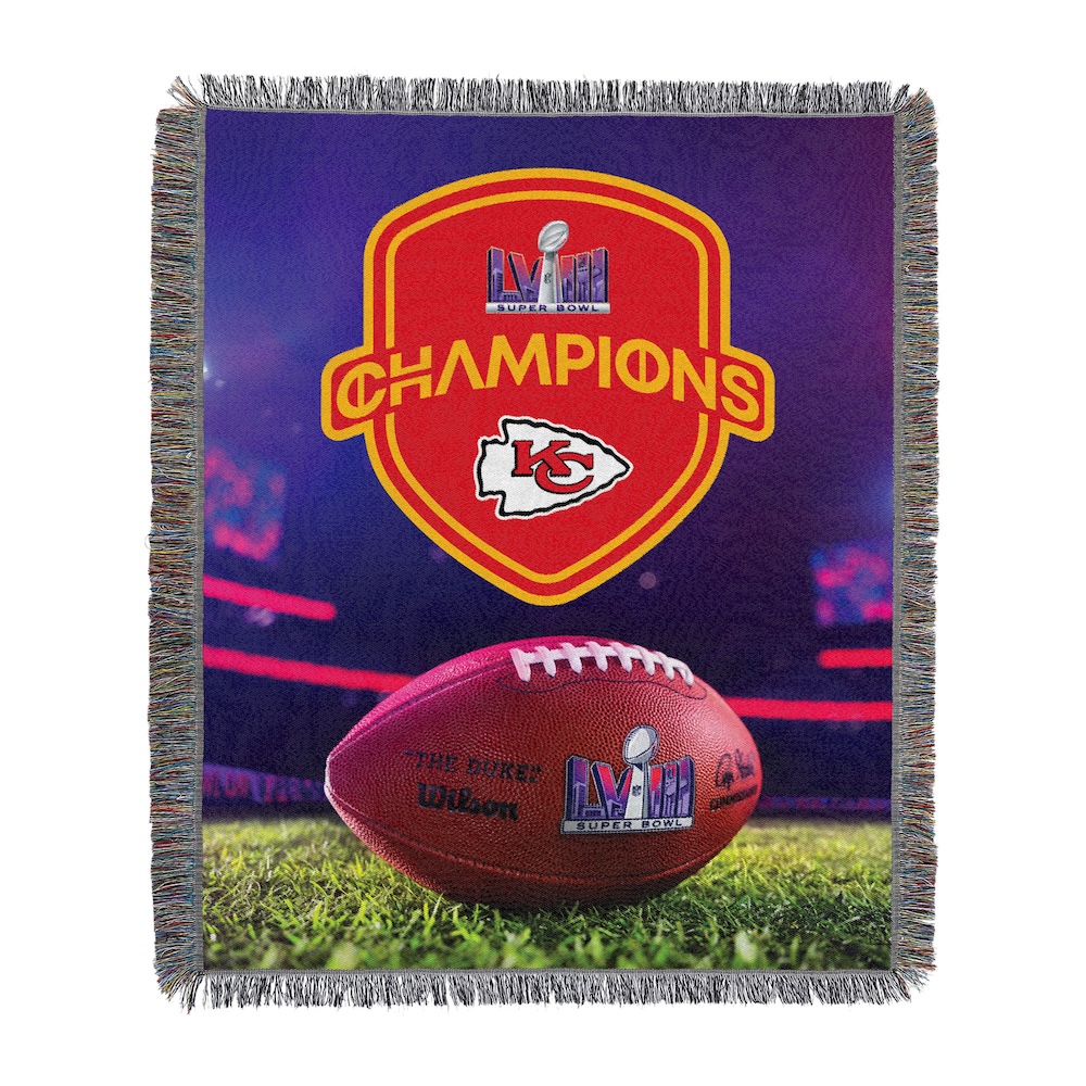 2024 Kansas City Chiefs Super Bowl 58 Champs Commemorative Tapestry