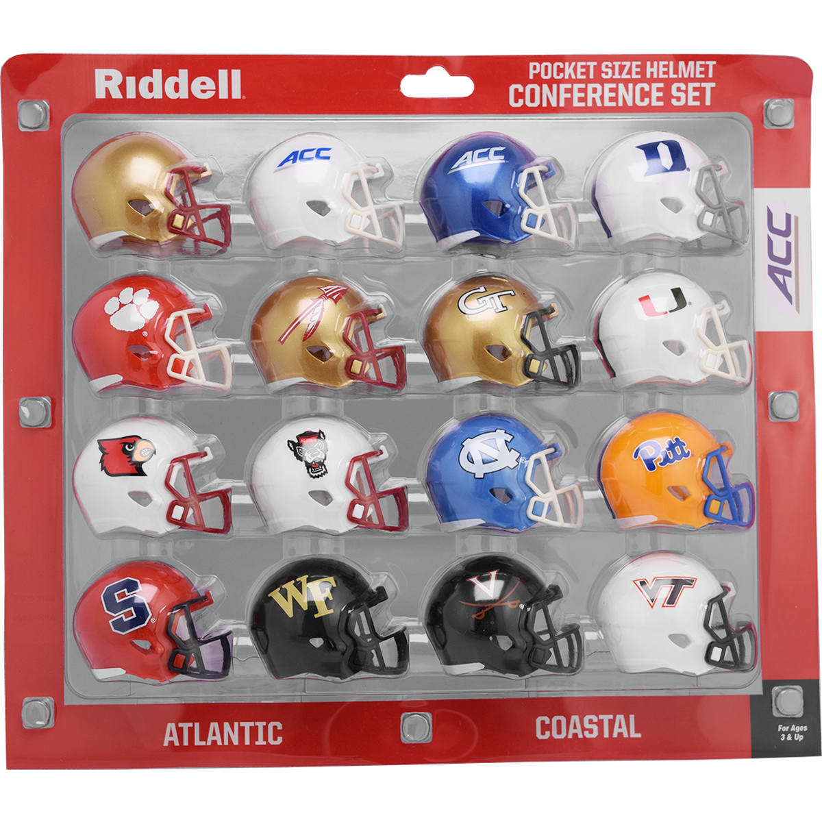 AFC Set of 16 Replica Speed Mini Helmets - NFL Riddell Replica Mini Helmet  Sets