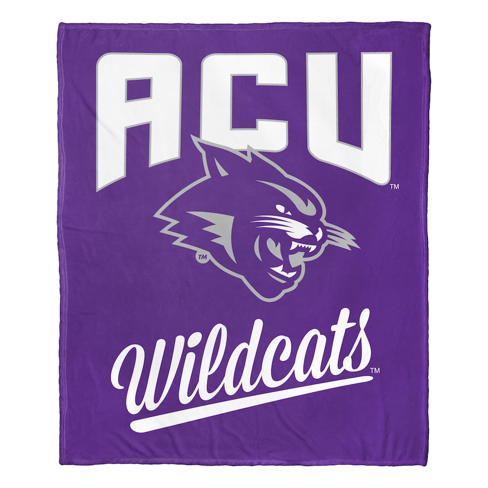 Abilene Christian Wildcats ALUMNI Silk Touch Throw Blanket 50 x 60 inch