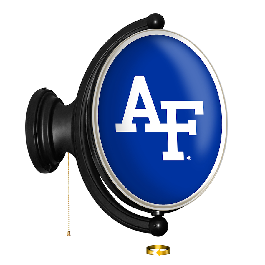 Air Force Falcons LED Rotating Wall Sign ~ OVAL