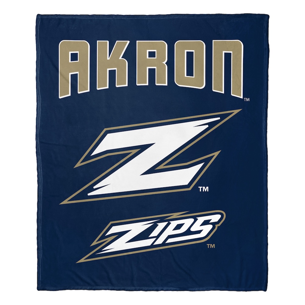 Akron Zips ALUMNI Silk Touch Throw Blanket 50 x 60 inch