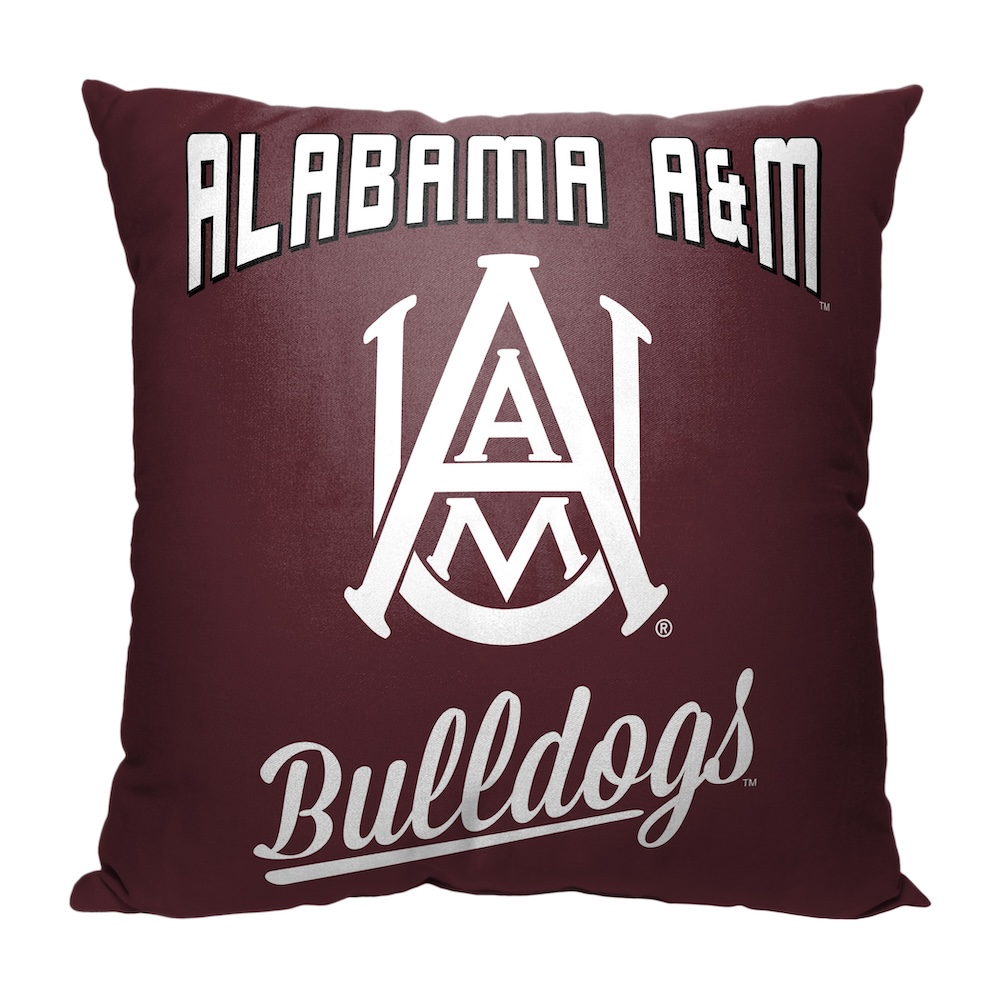 Alabama A&M Bulldogs ALUMNI Decorative Throw Pillow 18 x 18 inch