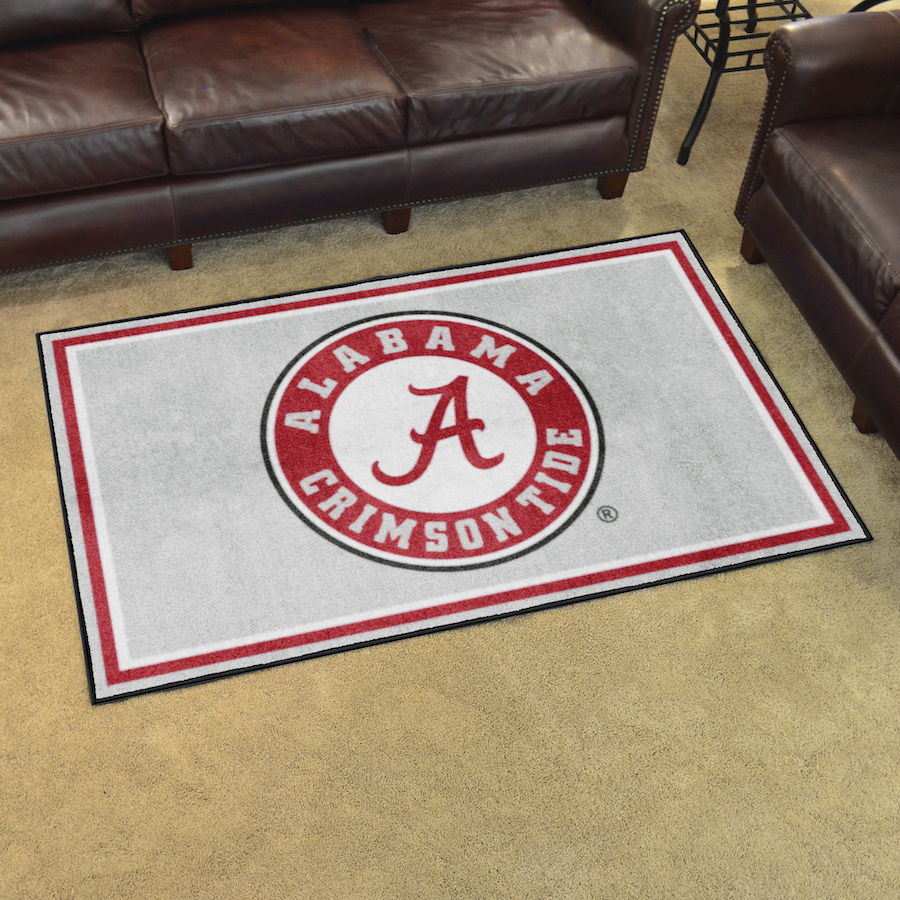 Alabama Crimson Tide ALT LOGO 4x6 Area Rug