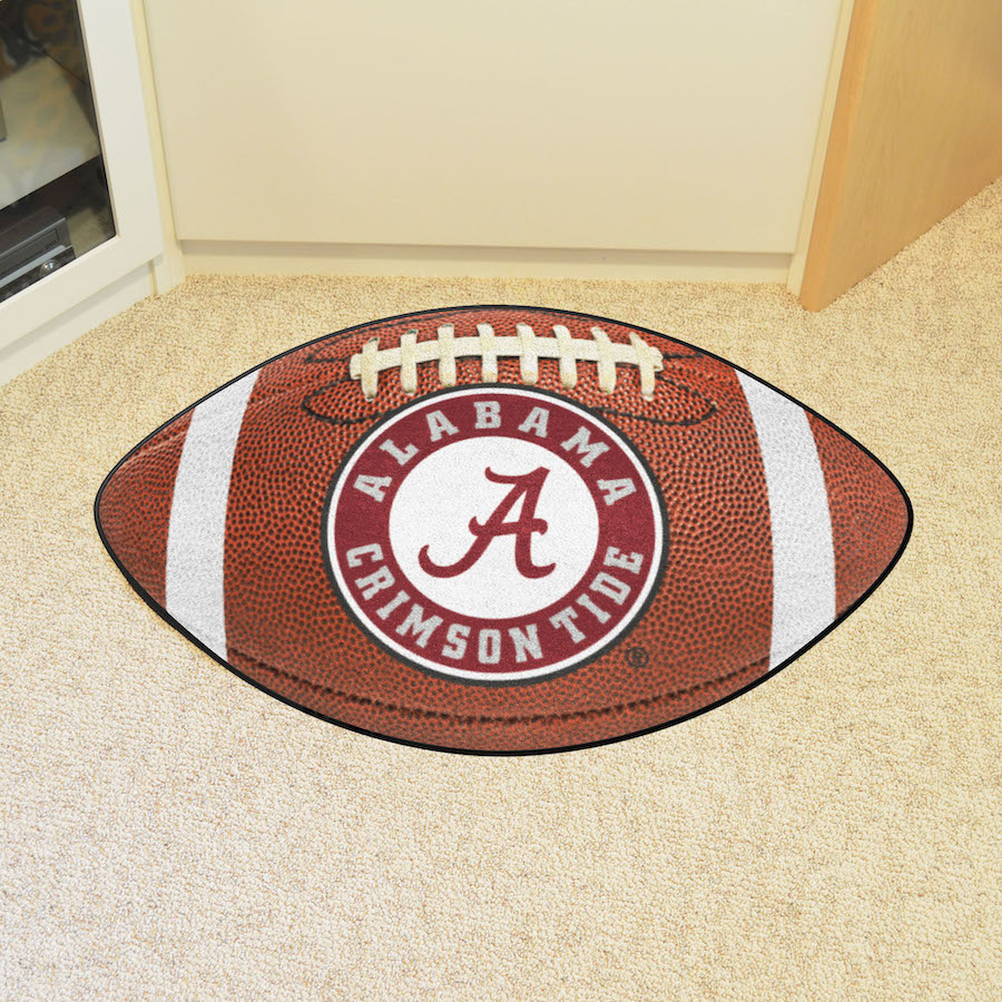 Alabama Crimson Tide ALT LOGO 22 x 35 FOOTBALL Mat