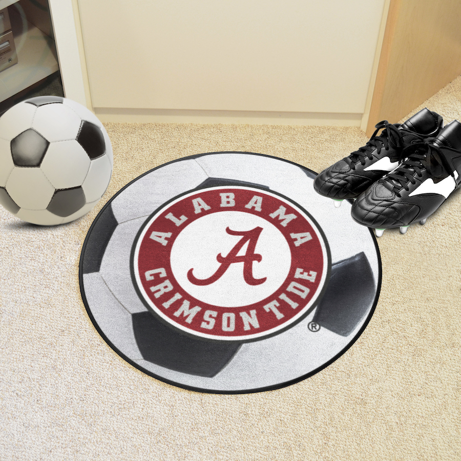 Alabama Crimson Tide ALT LOGO SOCCER BALL Mat