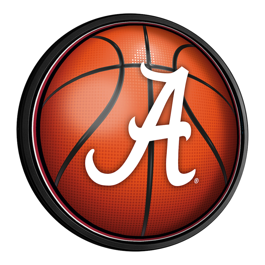 Alabama Crimson Tide Slimline LED Wall Sign ~ BASKETBALL