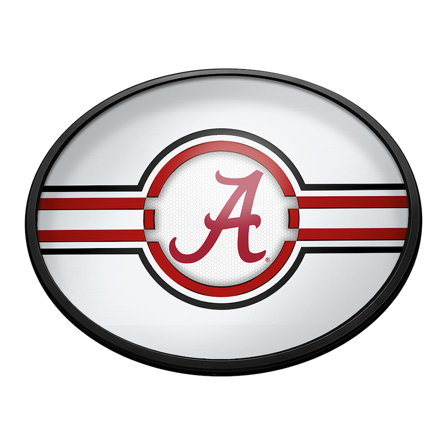 Alabama Crimson Tide Slimline LED Wall Sign ~ OVAL