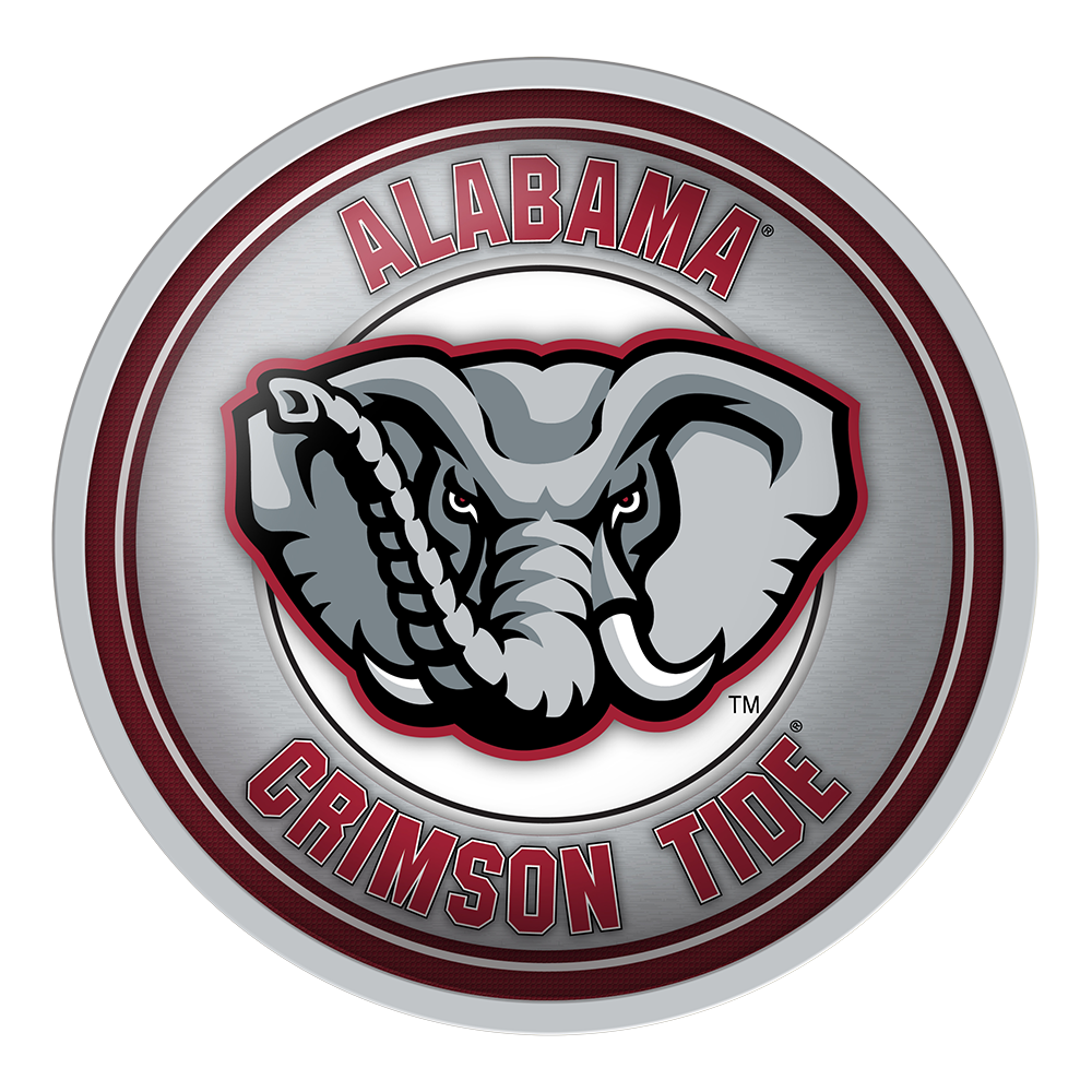 Alabama Crimson Tide Al Logo Modern Disc Wall Sign