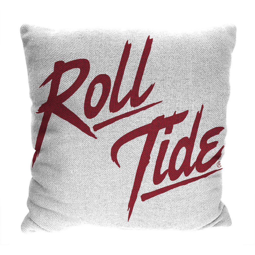 Alabama Crimson Tide Double Sided INVERT Woven Pillow