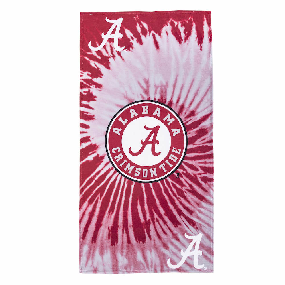 Alabama Crimson Tide Pyschedelic 30x60 Beach Towel