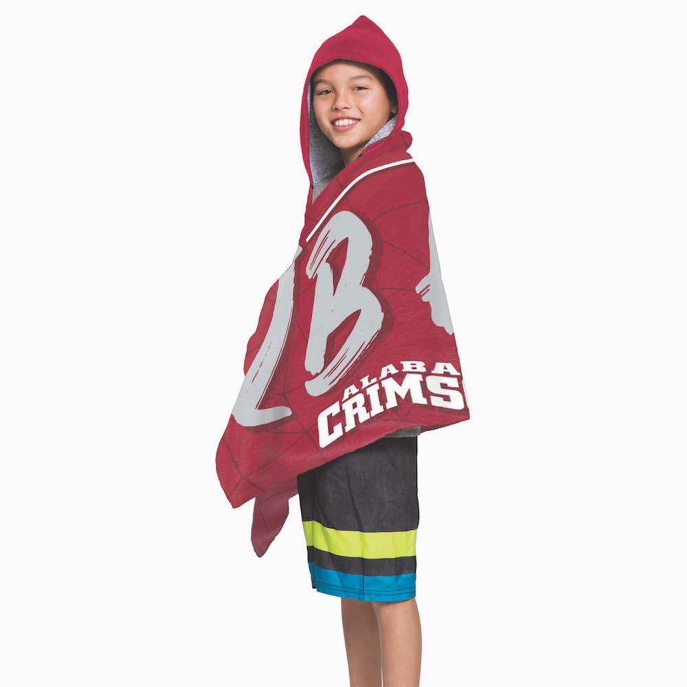 Alabama Crimson Tide Youth Hooded Beach Towel