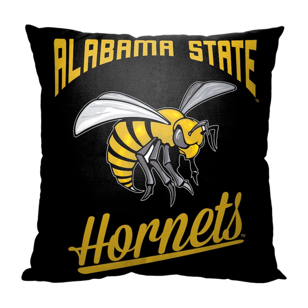 Alabama State Hornets ALUMNI Decorative Throw Pillow 18 x 18 inch