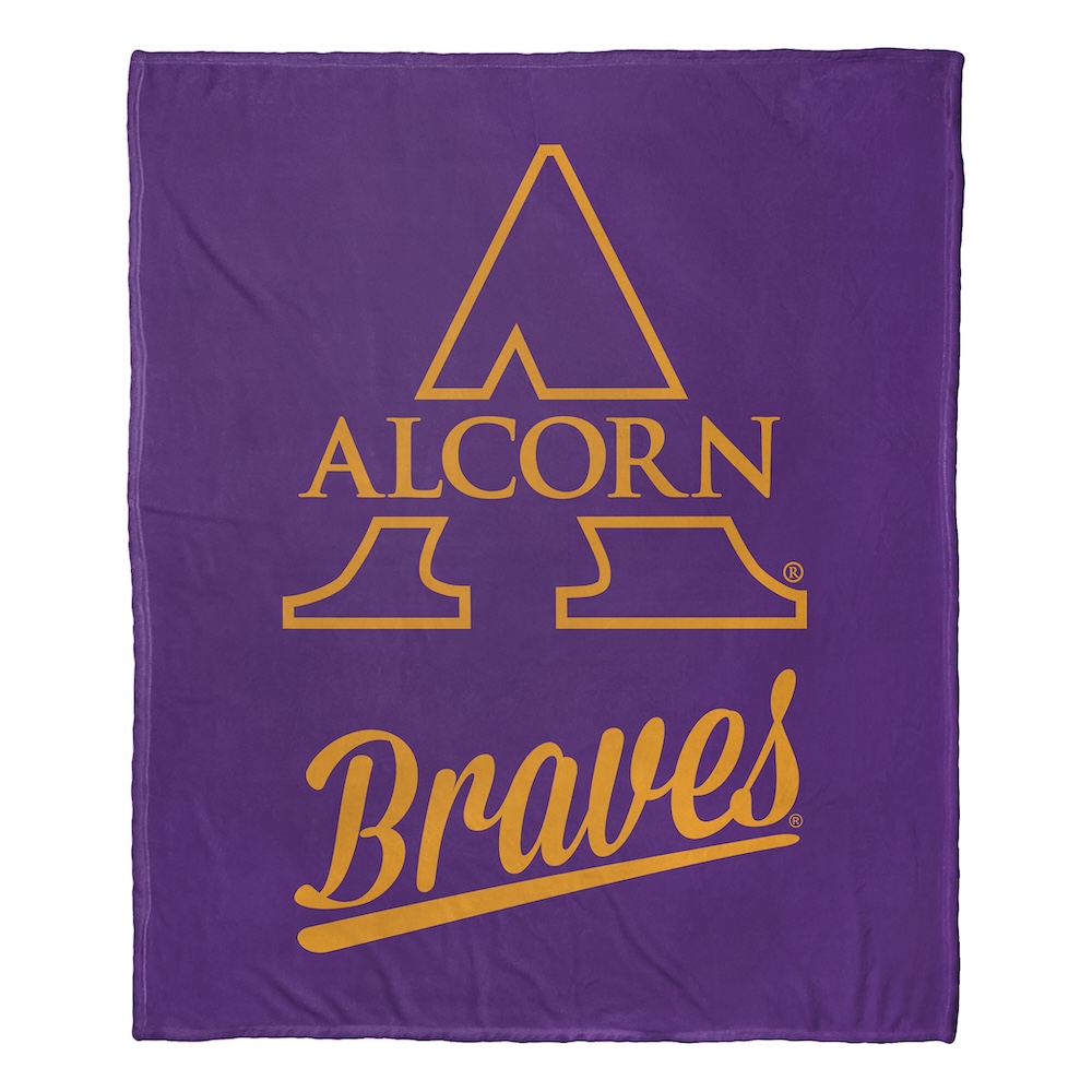 Alcorn State Braves ALUMNI Silk Touch Throw Blanket 50 x 60 inch