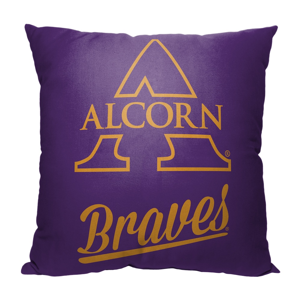 Alcorn State Braves ALUMNI Decorative Throw Pillow 18 x 18 inch