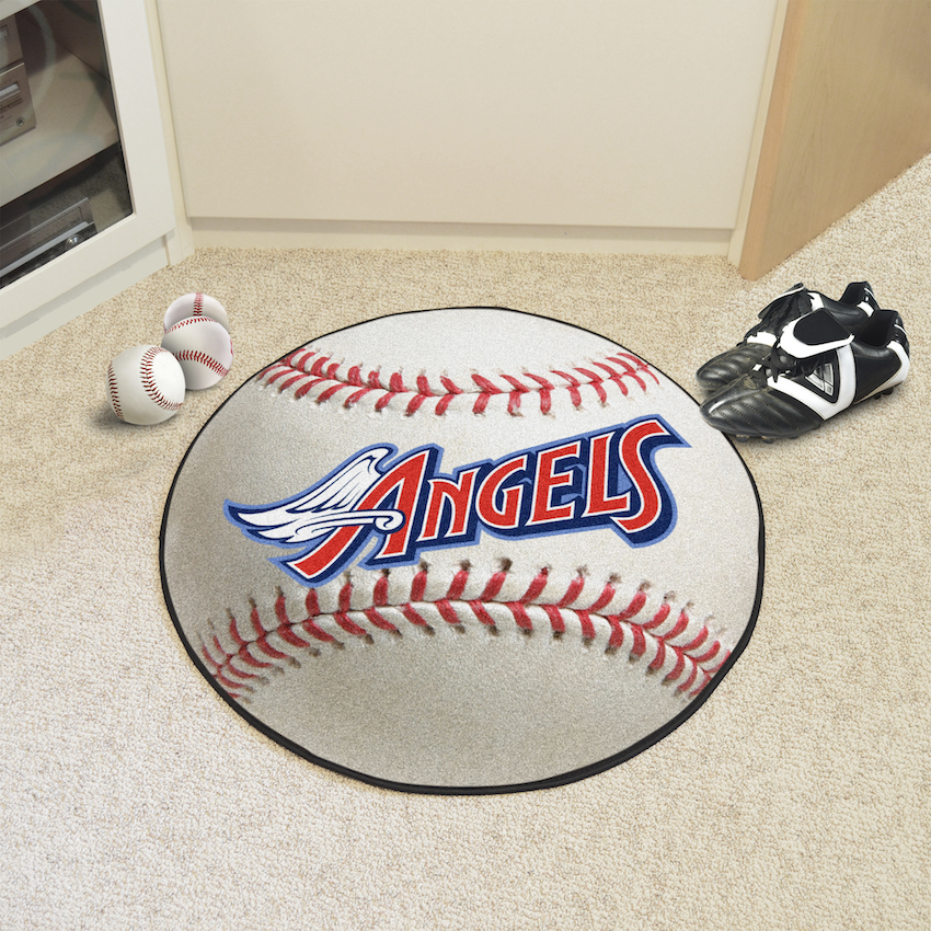 Anaheim Angels MLBCC Vintage Baseball Mat Throwback Logo