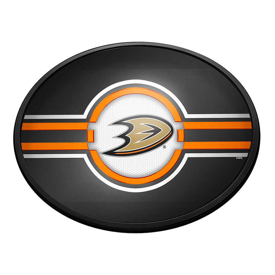 Anaheim Ducks Slimline LED Wall Sign ~ OVAL