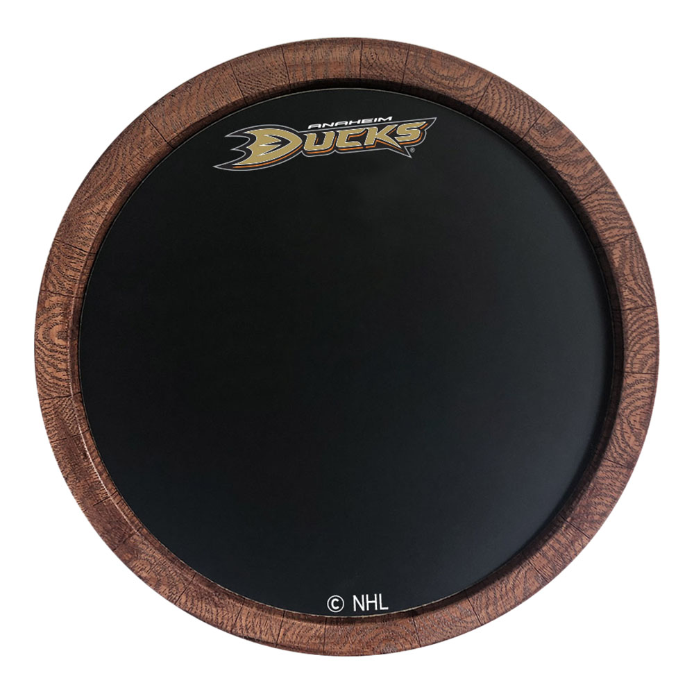 Anaheim Ducks Chalkboard FAUX Barrel Top Sign