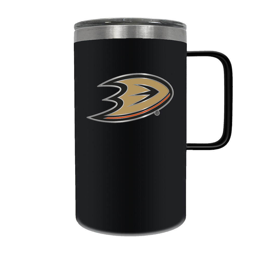 Anaheim Ducks 18 oz HUSTLE Travel Mug - Team Color