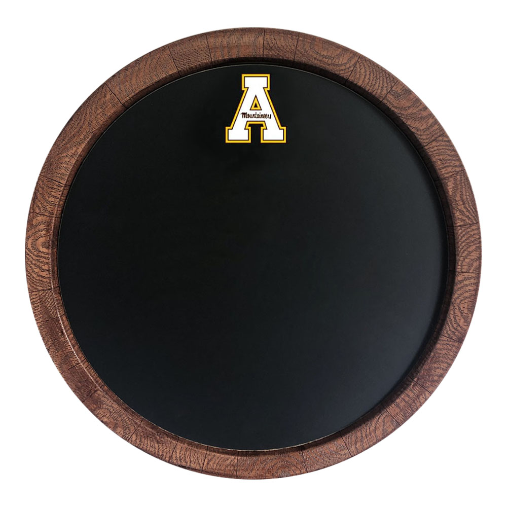 Appalachian State Mountaineers Chalkboard FAUX Barrel Top Sign