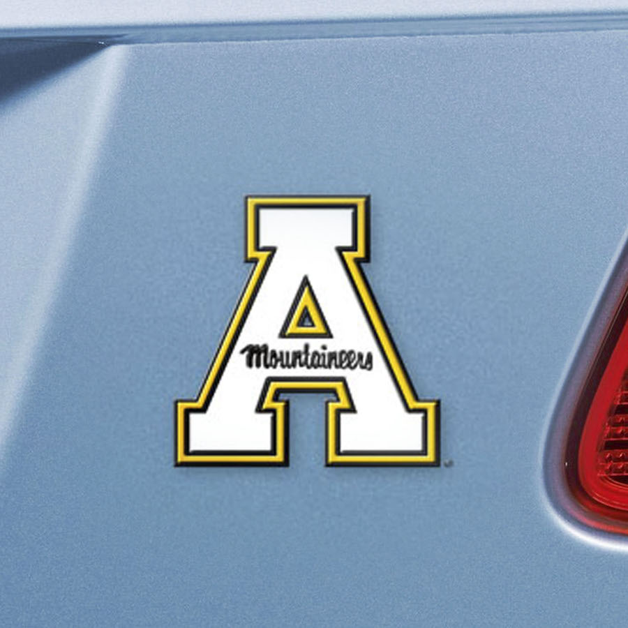 Appalachian State Mountaineers Color Metal Auto Emblem