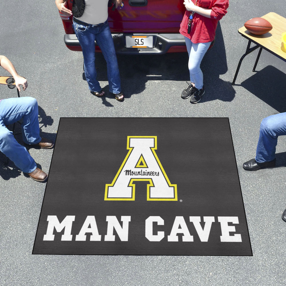 Appalachian State Mountaineers MAN CAVE TAILGATER 60 x 72 Rug