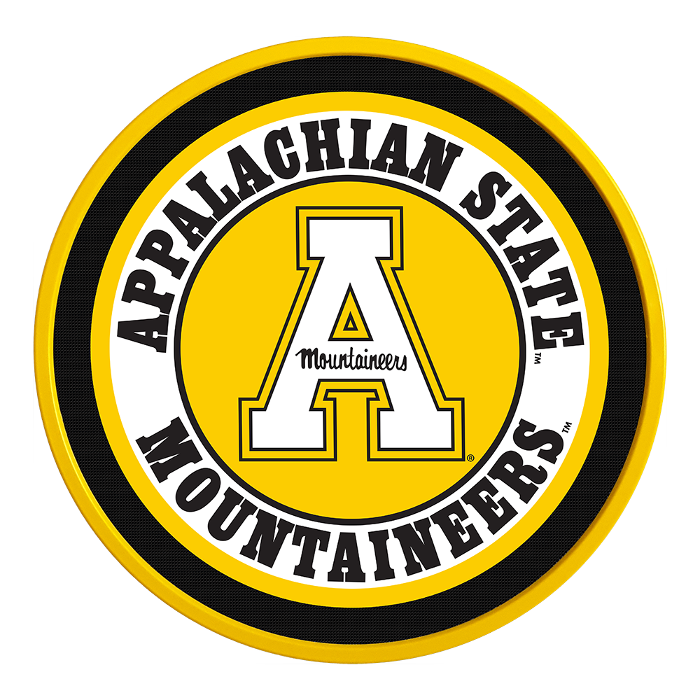 Appalachian State Mountaineers Modern Disc Wall Sign