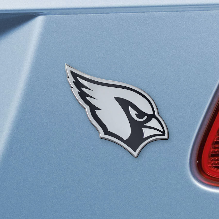 Arizona Cardinals Chrome Metal Auto Emblem