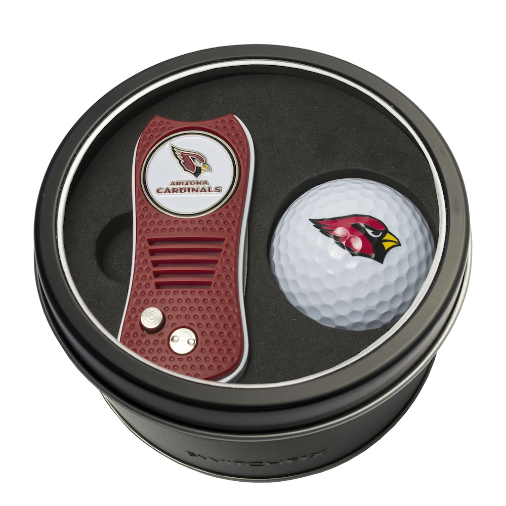 Arizona Cardinals Switchblade Divot Tool and Golf Ball Gift Pack