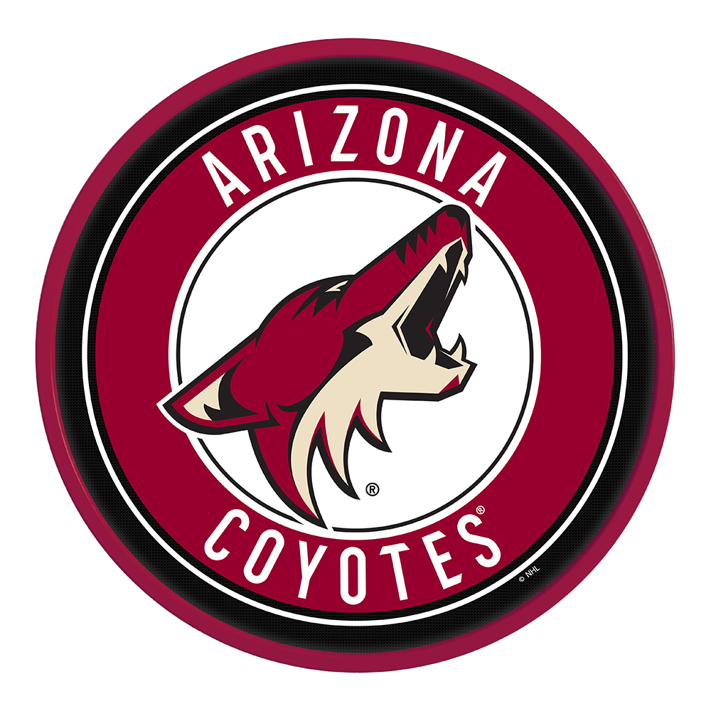 Arizona Coyotes Modern Disc Wall Sign