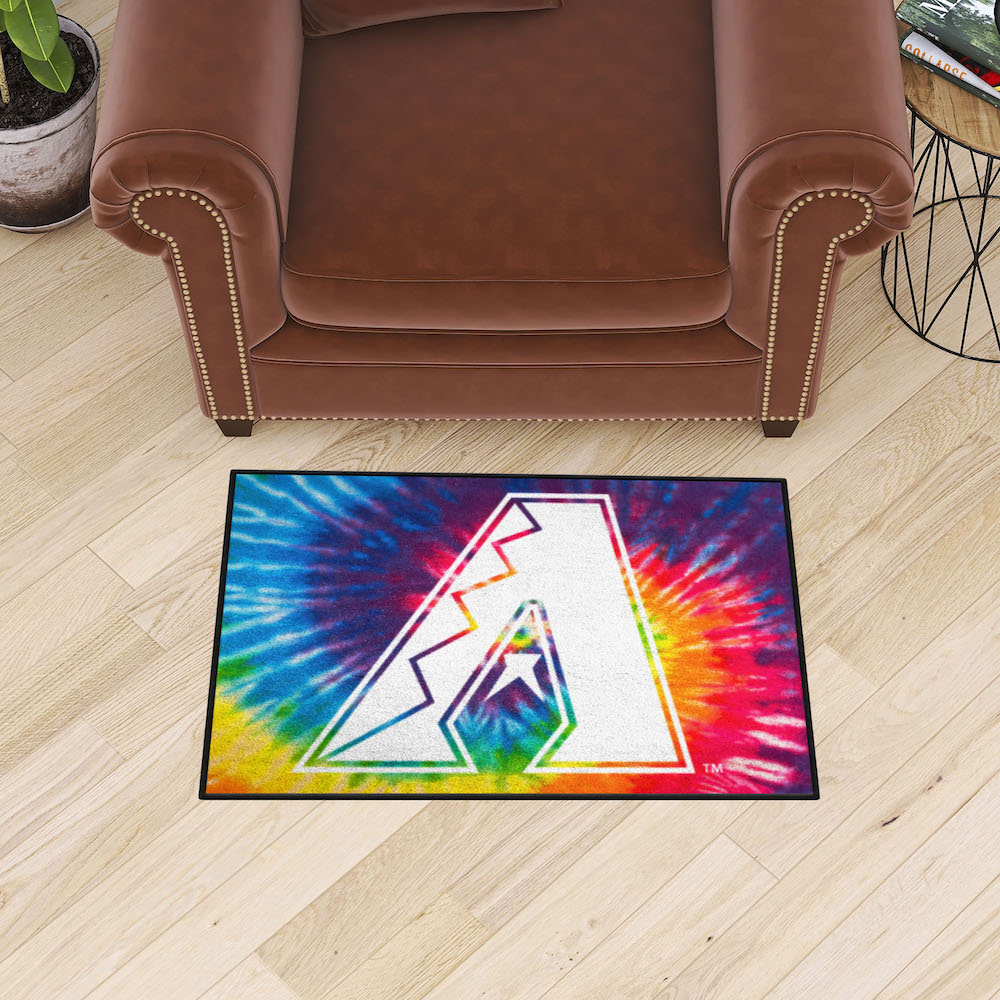 Arizona Diamondbacks TIE-DIE 20 x 30 Starter Floor Mat