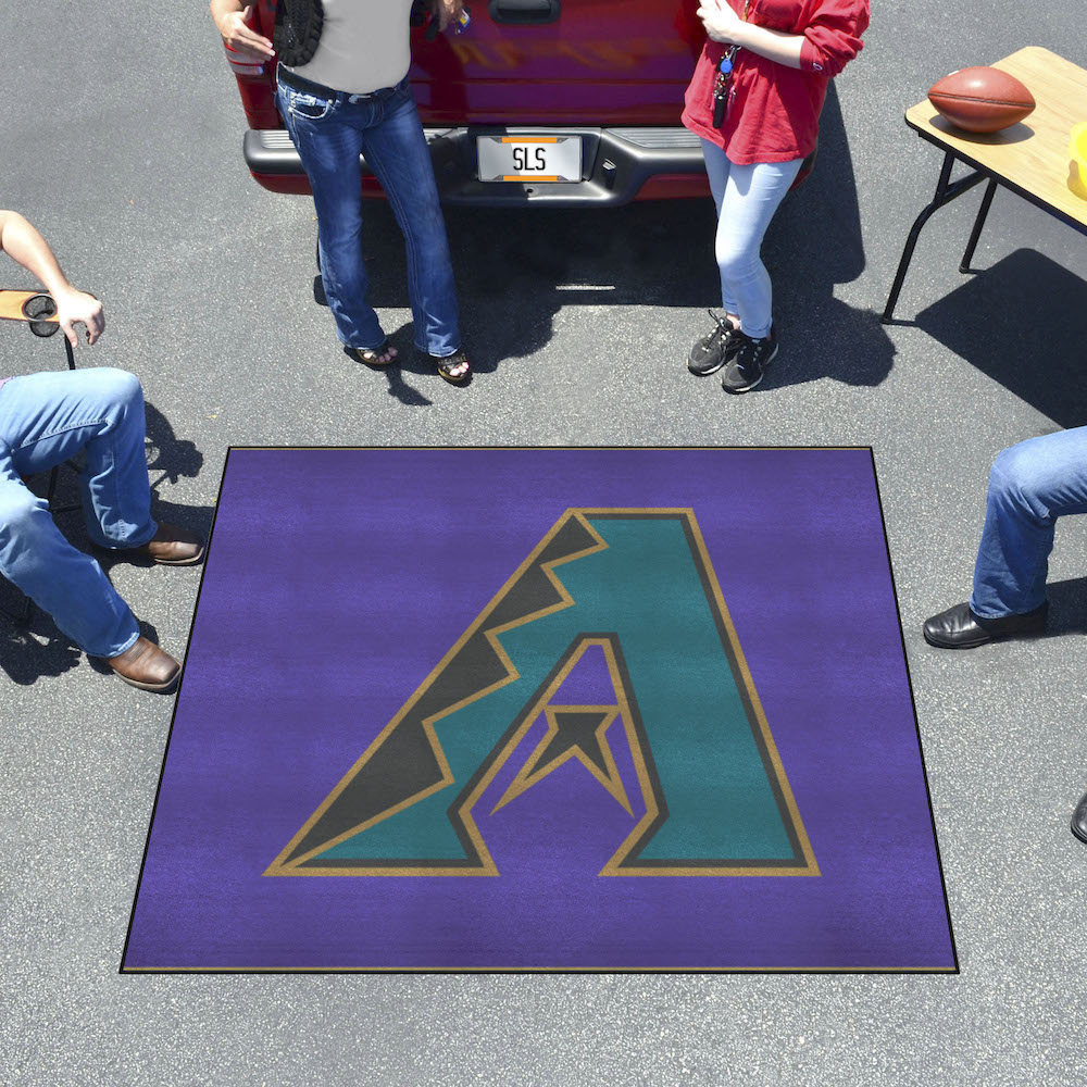 Arizona Diamondbacks MLBCC Vintage TAILGATER 60 x 72 Rug Throwback Logo