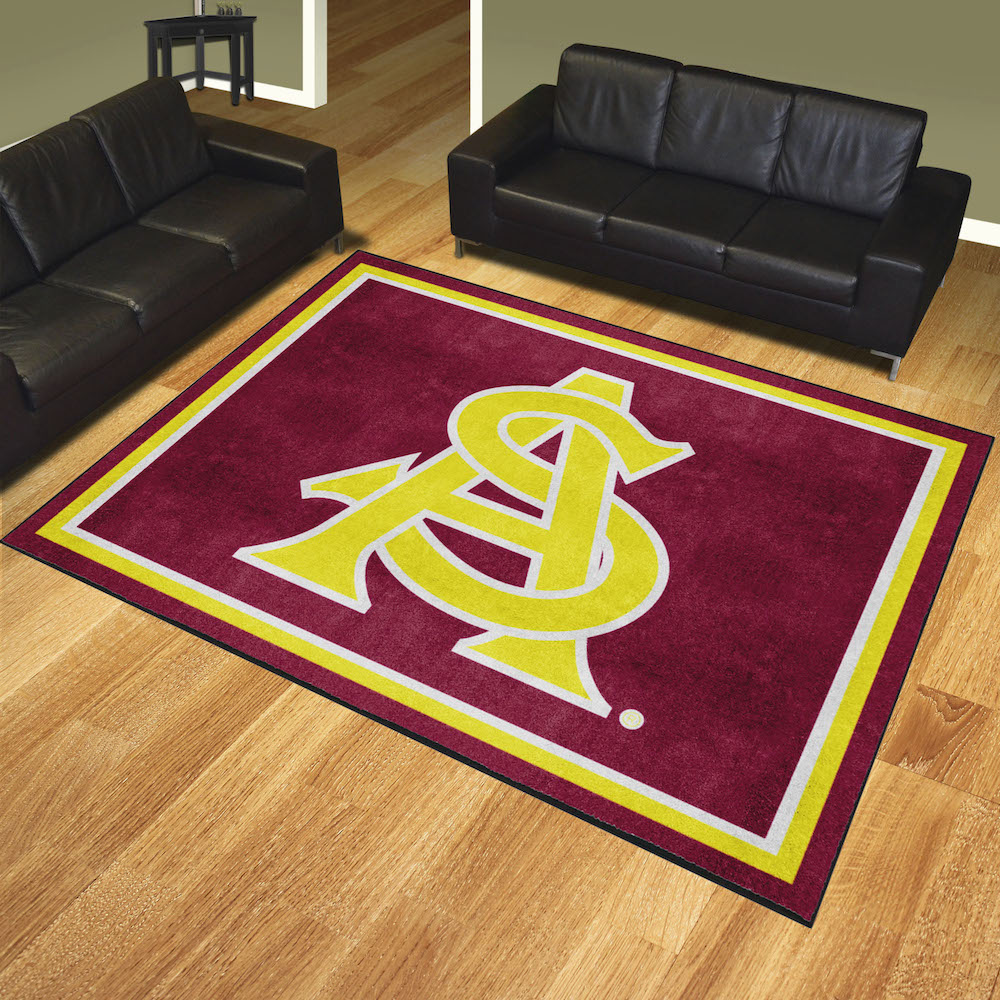 Arizona State Sun Devils 8x10 Area Rug - Alt Logo