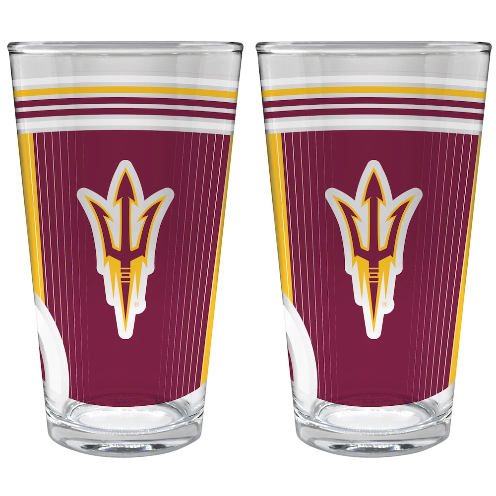 Arizona State Sun Devils COOL VIBES 2 pc Pint Glass Set