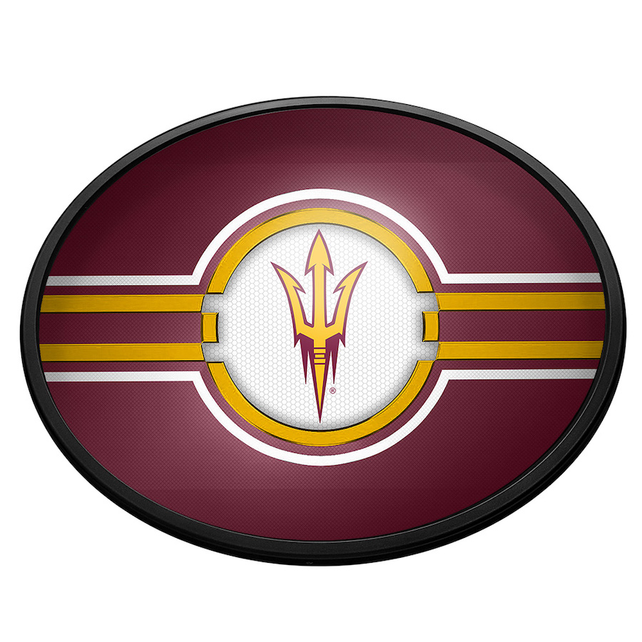 Arizona State Sun Devils Slimline LED Wall Sign ~ OVAL PRIMARY