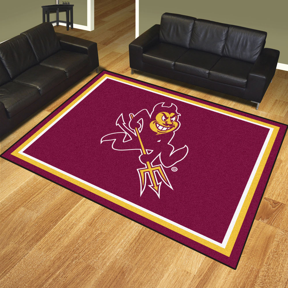 Arizona State Sun Devils SPARKY Ultra Plush 8x10 Area Rug