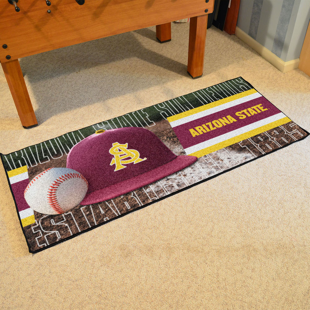 Arizona State Sun Devils 30 x 72 Baseball Carpet Runner