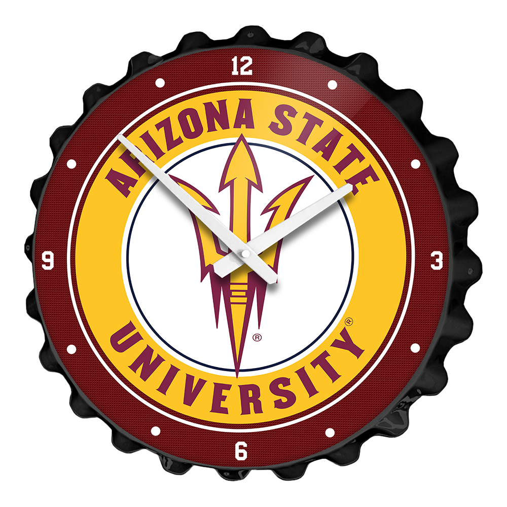 Arizona State Sun Devils Bottle Cap Wall Clock