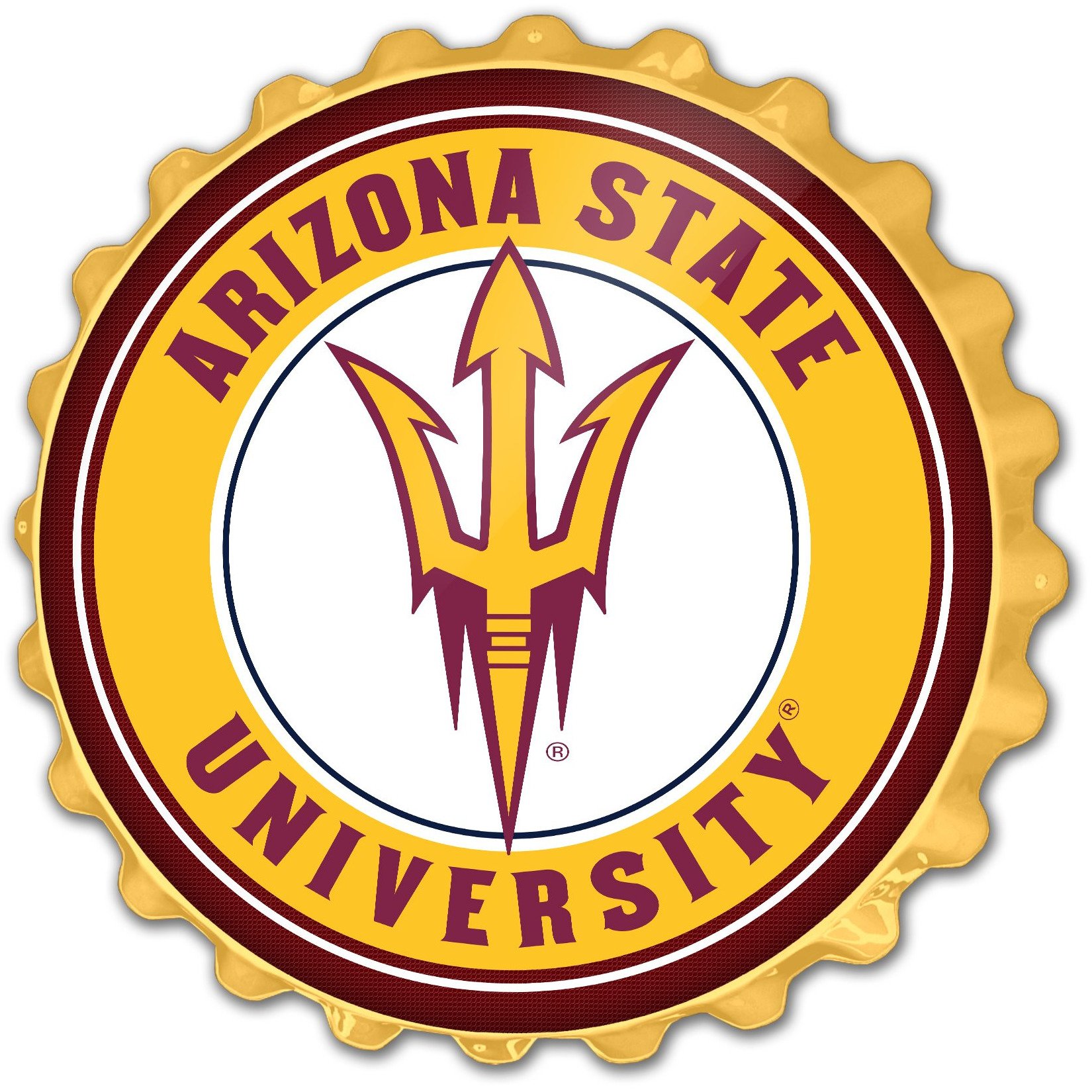 Arizona State Sun Devils Bottle Cap Wall Sign