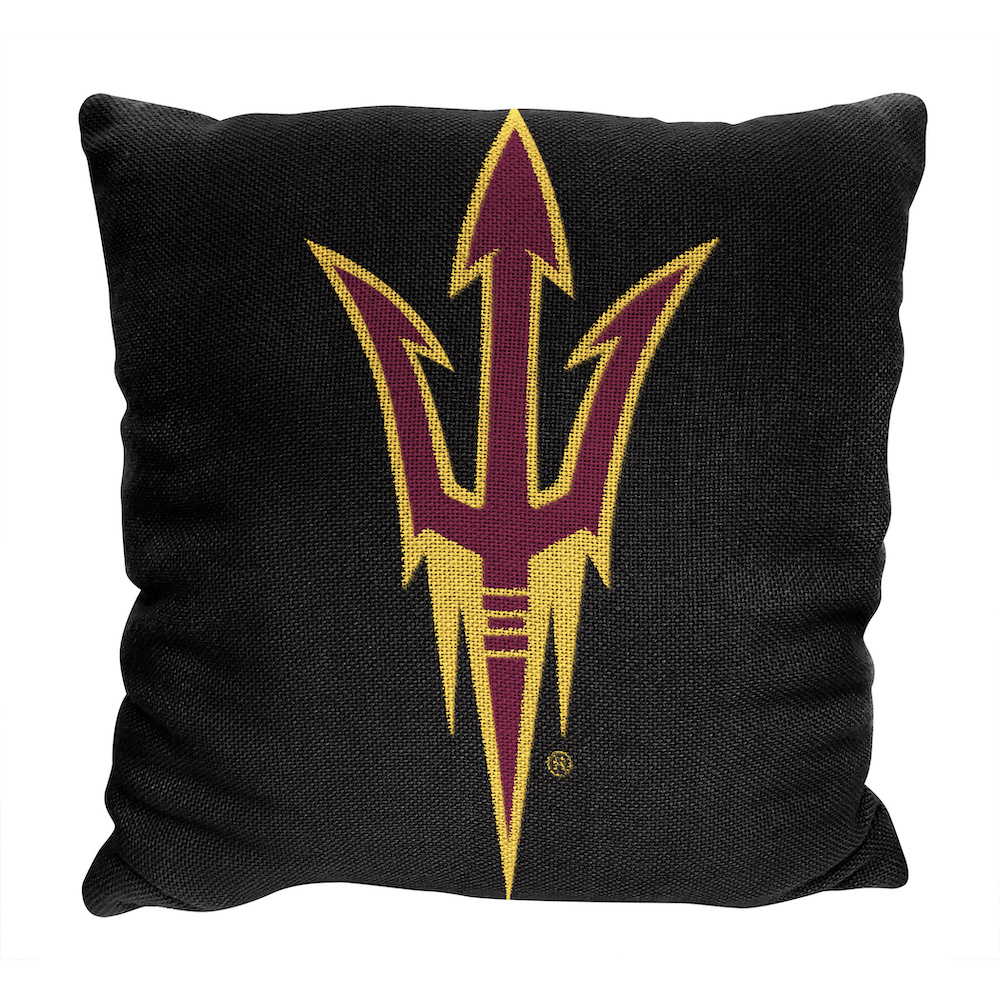 Arizona State Sun Devils Double Sided INVERT Woven Pillow