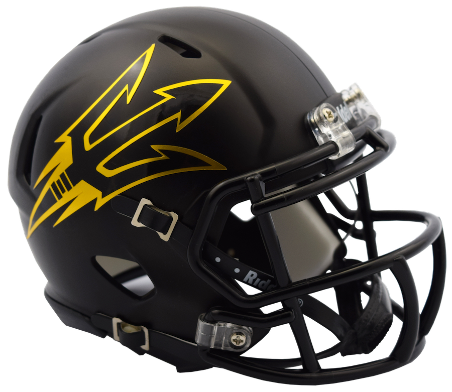 Arizona State Sun Devils NCAA Mini SPEED Helmet by Riddell - BLACK