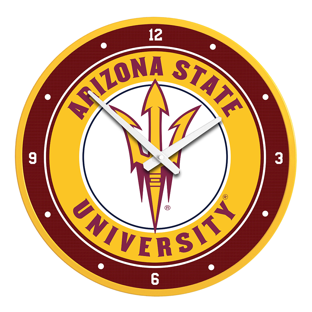 Arizona State Sun Devils Modern Disc Wall Clock