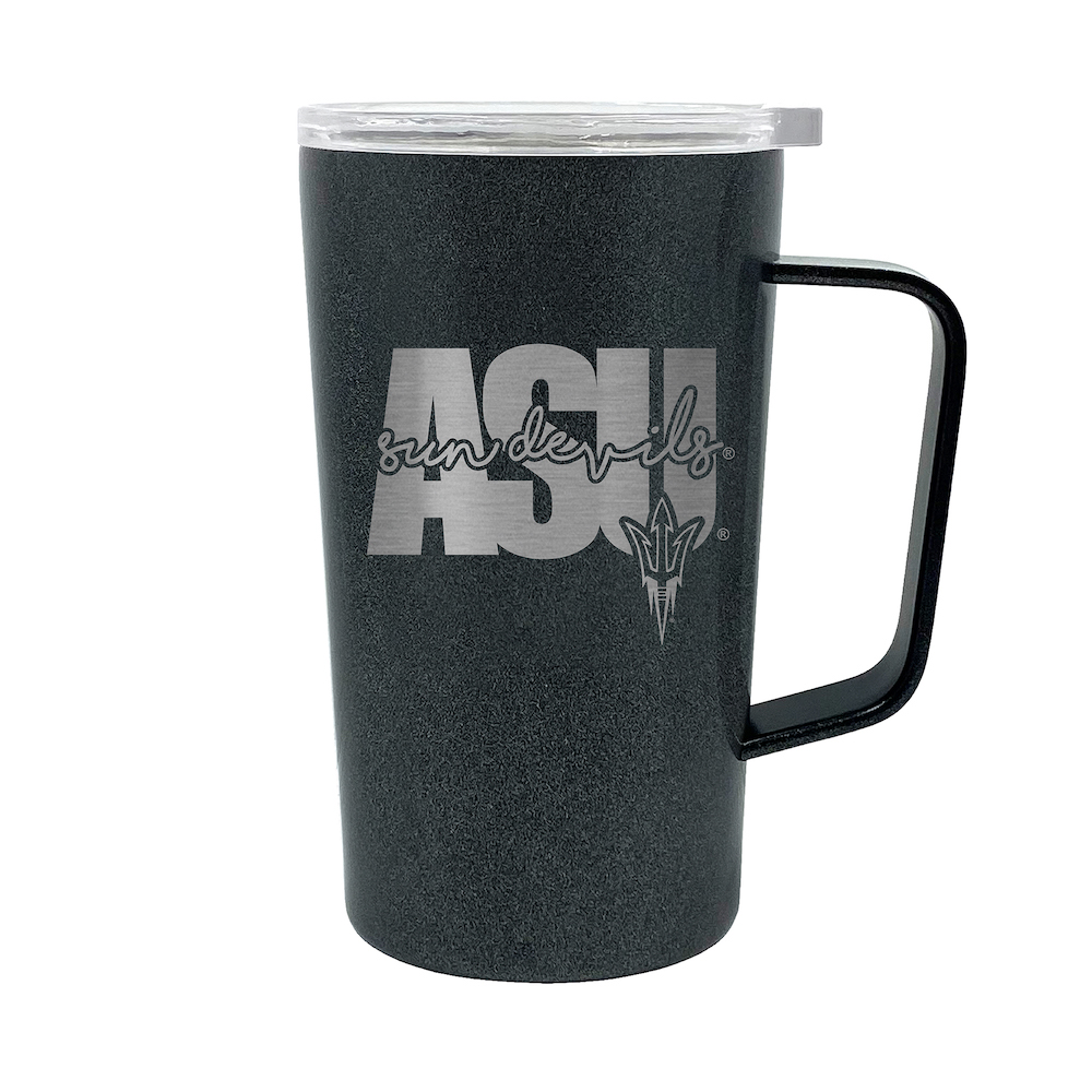 Arizona State Sun Devils 18 oz HUSTLE Travel Mug - ONYX