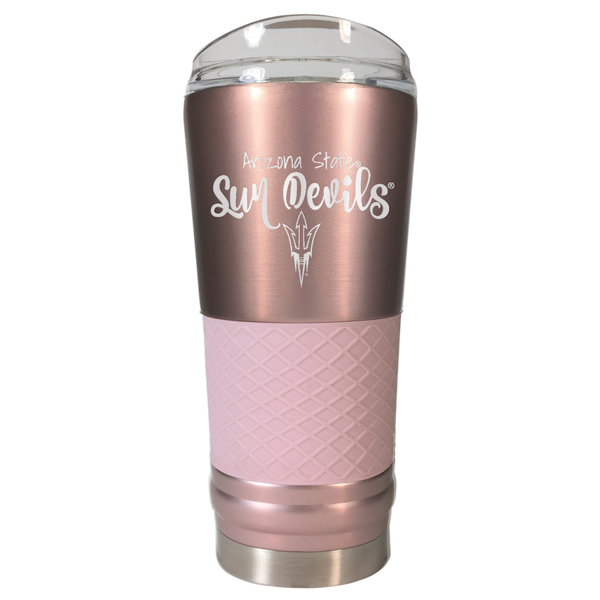 Arizona State Sun Devils 24 oz Rose Gold Draft Travel Tumbler