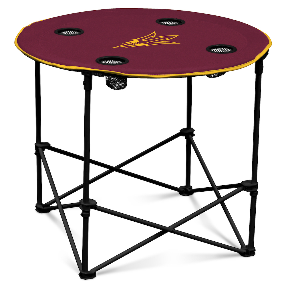 Arizona State Sun Devils Round Tailgate Table