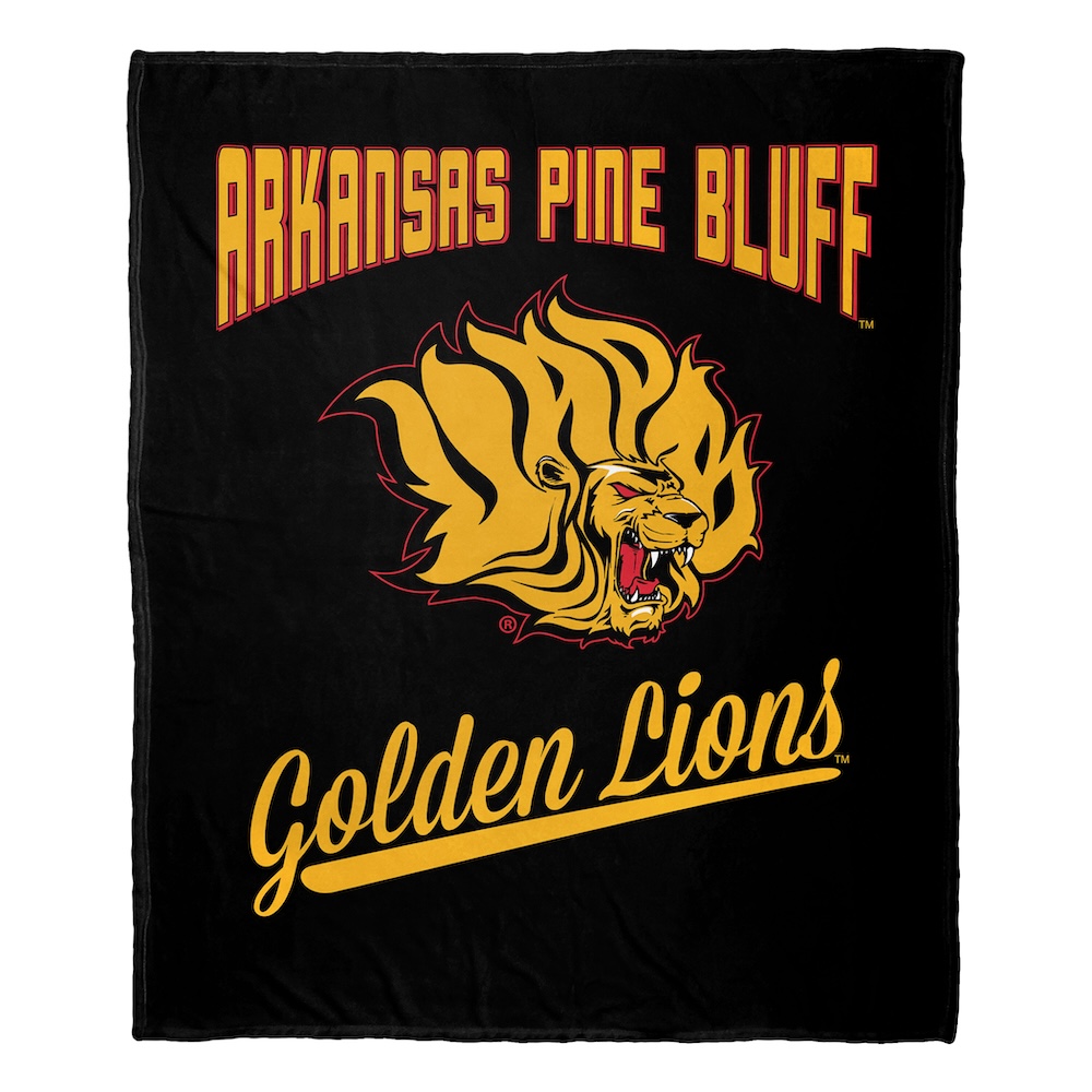 Arkansas Pine Bluff Golden Lions ALUMNI Silk Touch Throw Blanket 50 x 60 inch