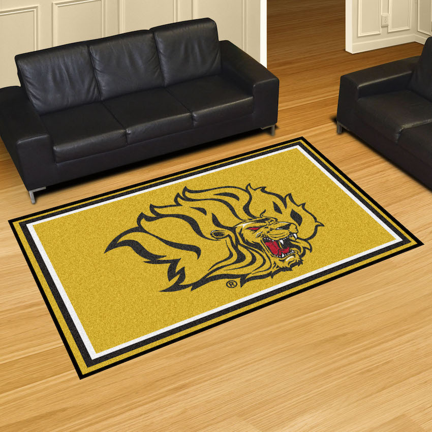 Arkansas Pine Bluff Golden Lions 5x8 Area Rug