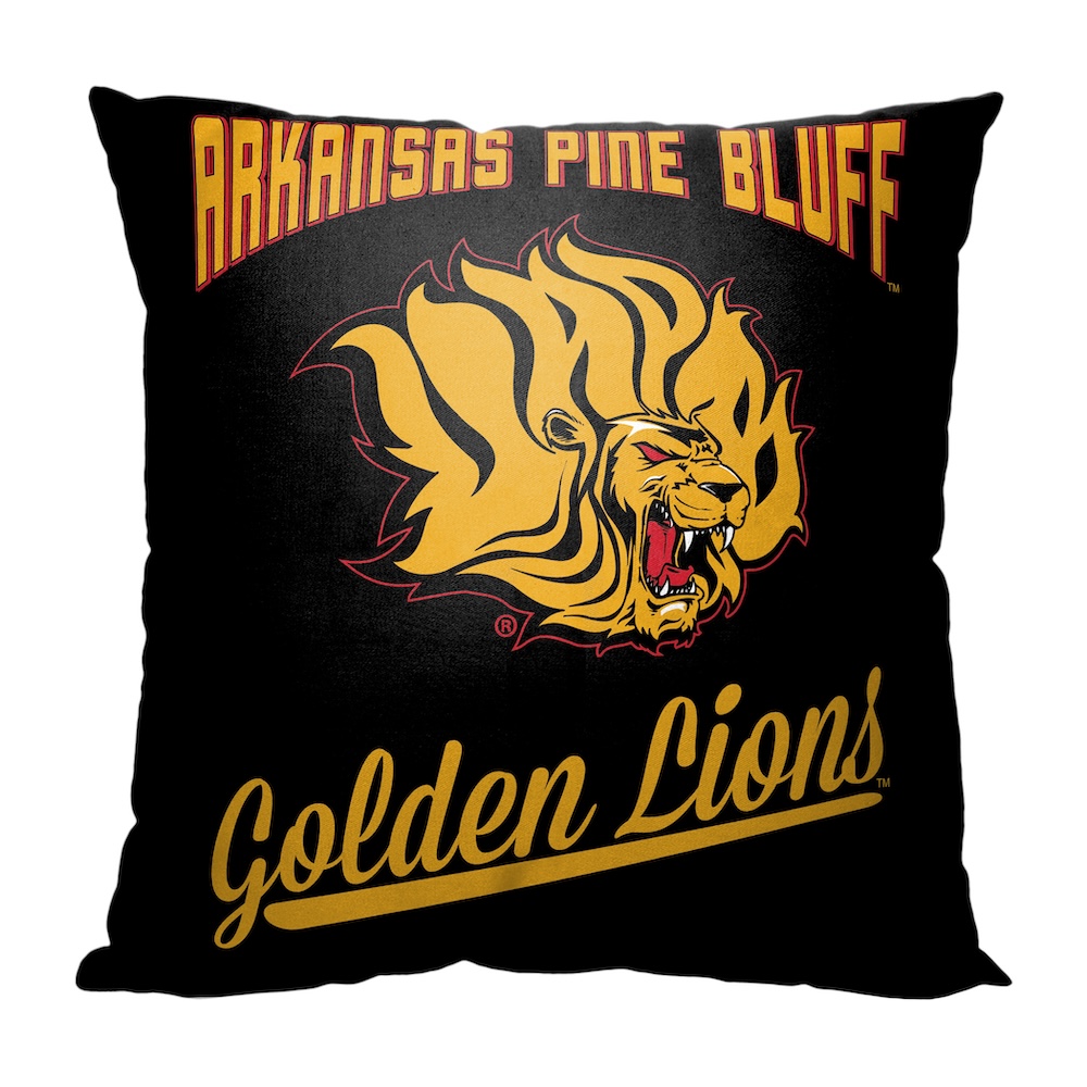 Arkansas Pine Bluff Golden Lions ALUMNI Decorative Throw Pillow 18 x 18 inch