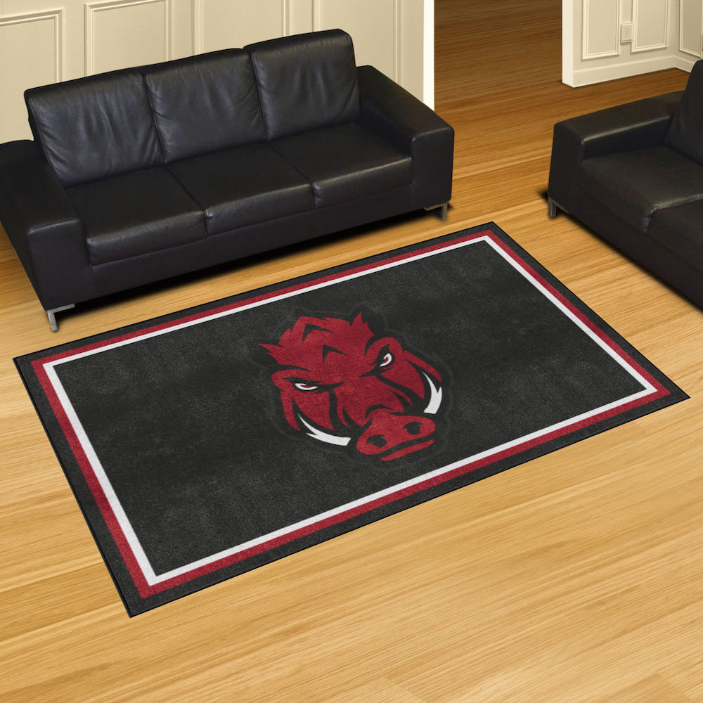 Arkansas Razorbacks 5x8 Area Rug - Alt Logo