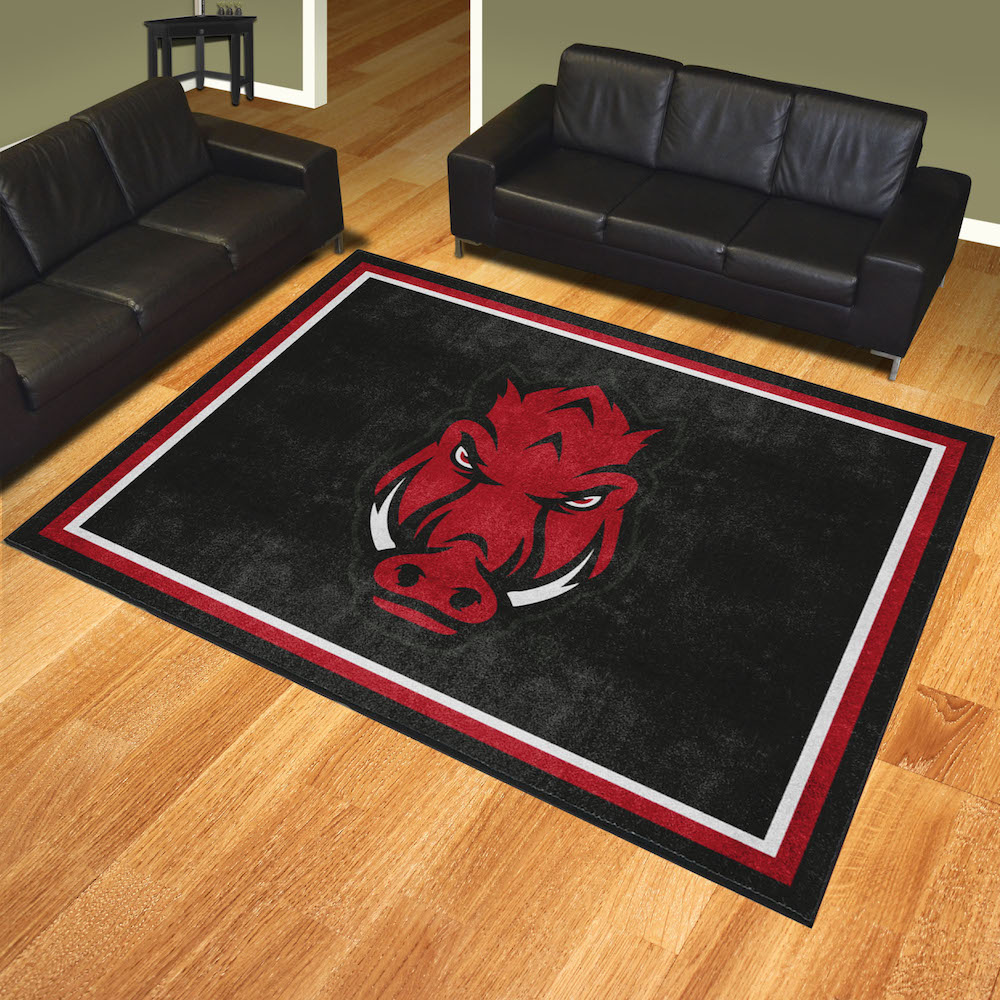 Arkansas Razorbacks 8x10 Area Rug - Alt Logo